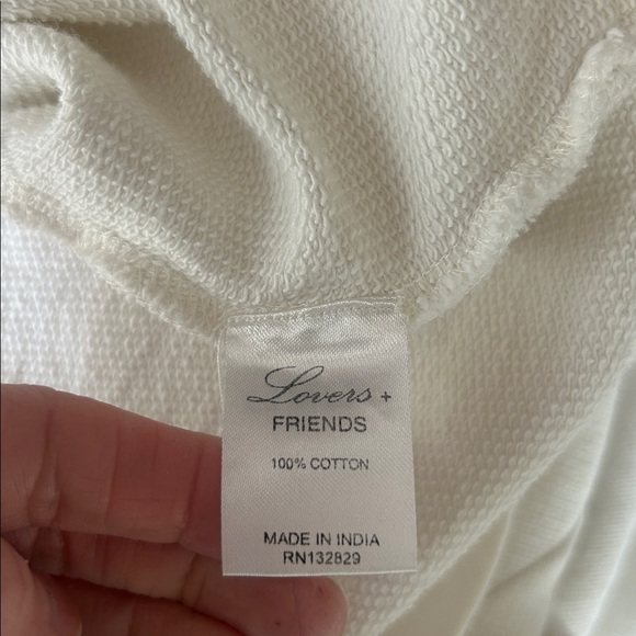 Lovers + Friends Baroque Embroidered White Pullover Top Size XS - Picture 10 of 10